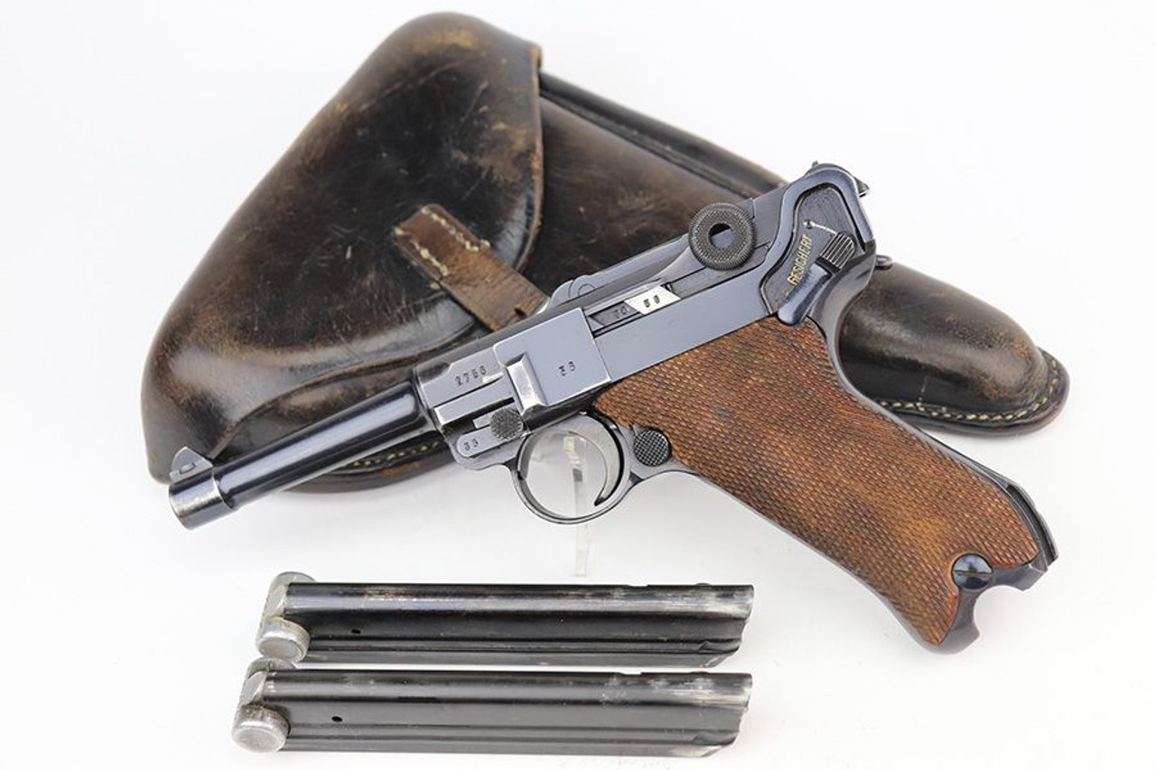 Rare, Excellent 1938 Navy Mauser Luger Rig - 1