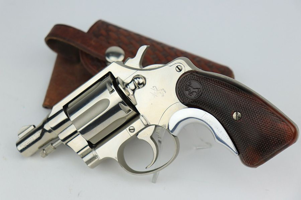 Scarce Colt Detective Special - Factory Nickel - 1