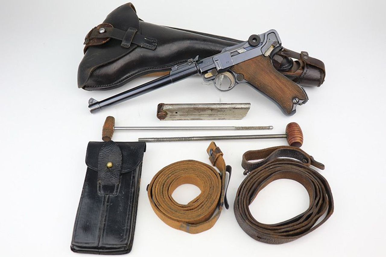 1917 DWM Artillery Luger Grouping - Matching Stock - 1