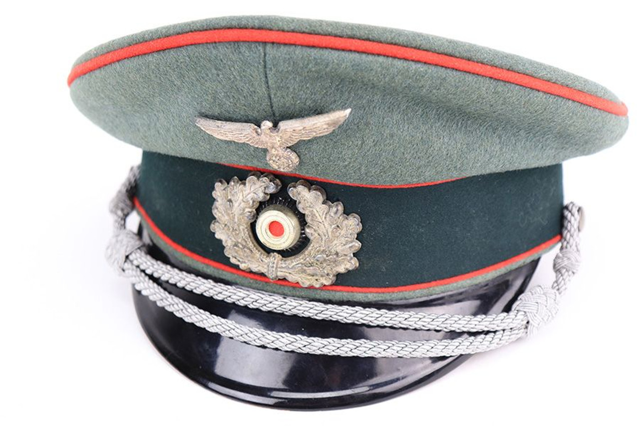 WW2 Army Flak Officer Visor Cap - 1