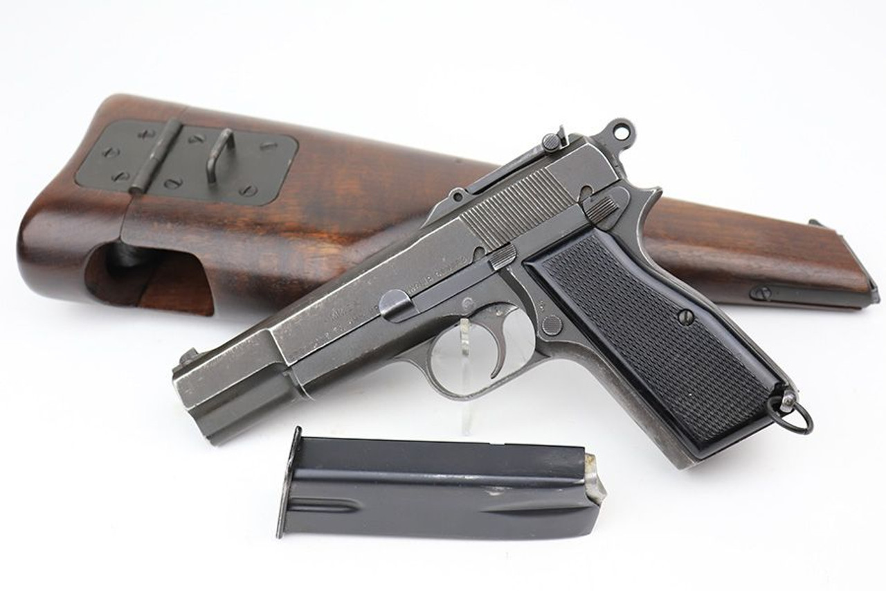 Canadian Inglis Hi Power - With Shoulder Stock - 1