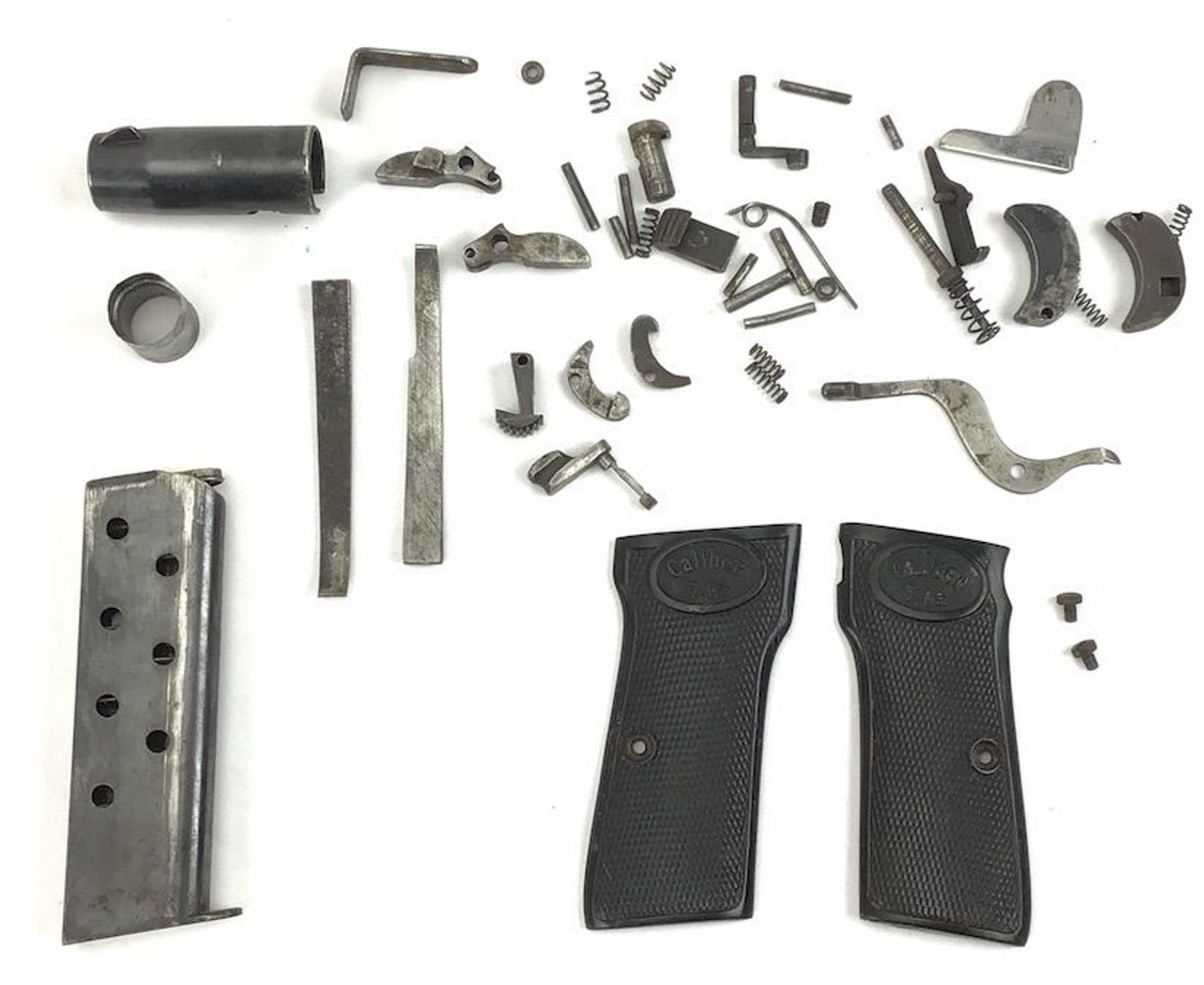 Walther Model 4 Magazine, Grips, Small Parts - 1