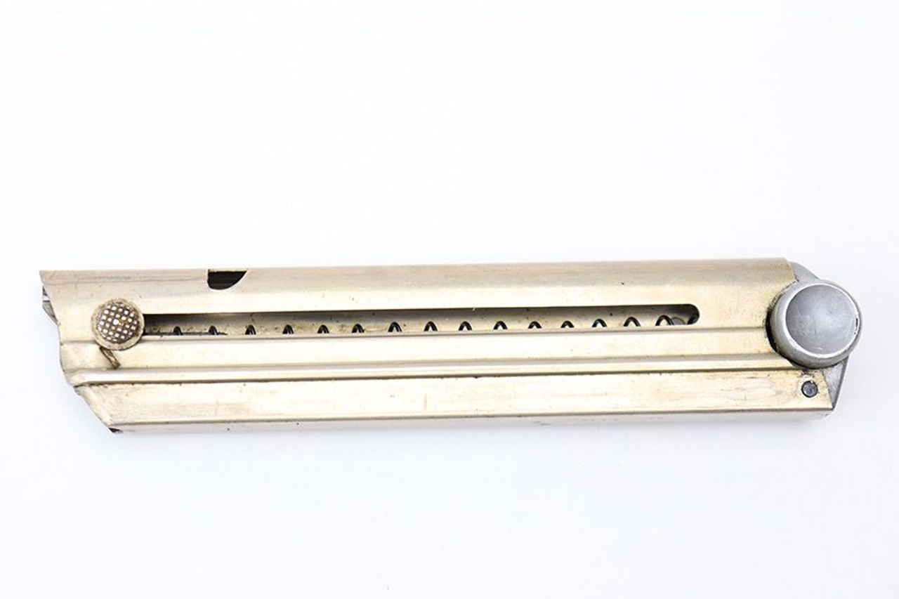 Early Nickel Blank Luger Magazine - 1
