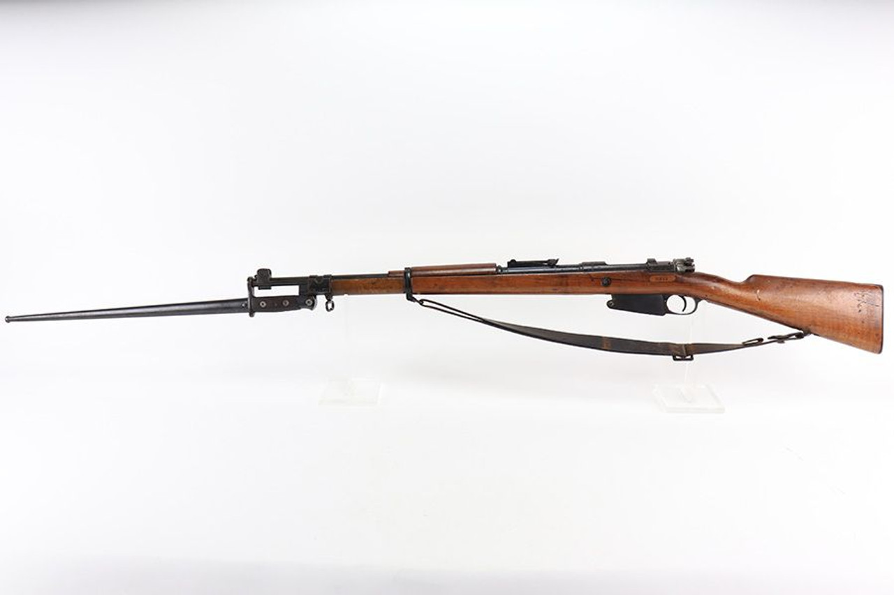 Rare Belgian Del'Etat Model 1889/36 Rifle - With Bayo & Scabbard - 1