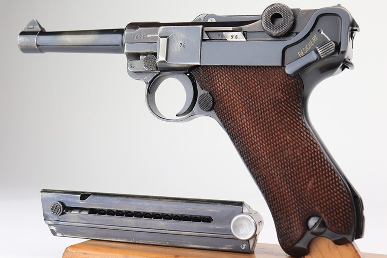 1939 "S/42" Code Mauser Luger - Matching Magazine - 1