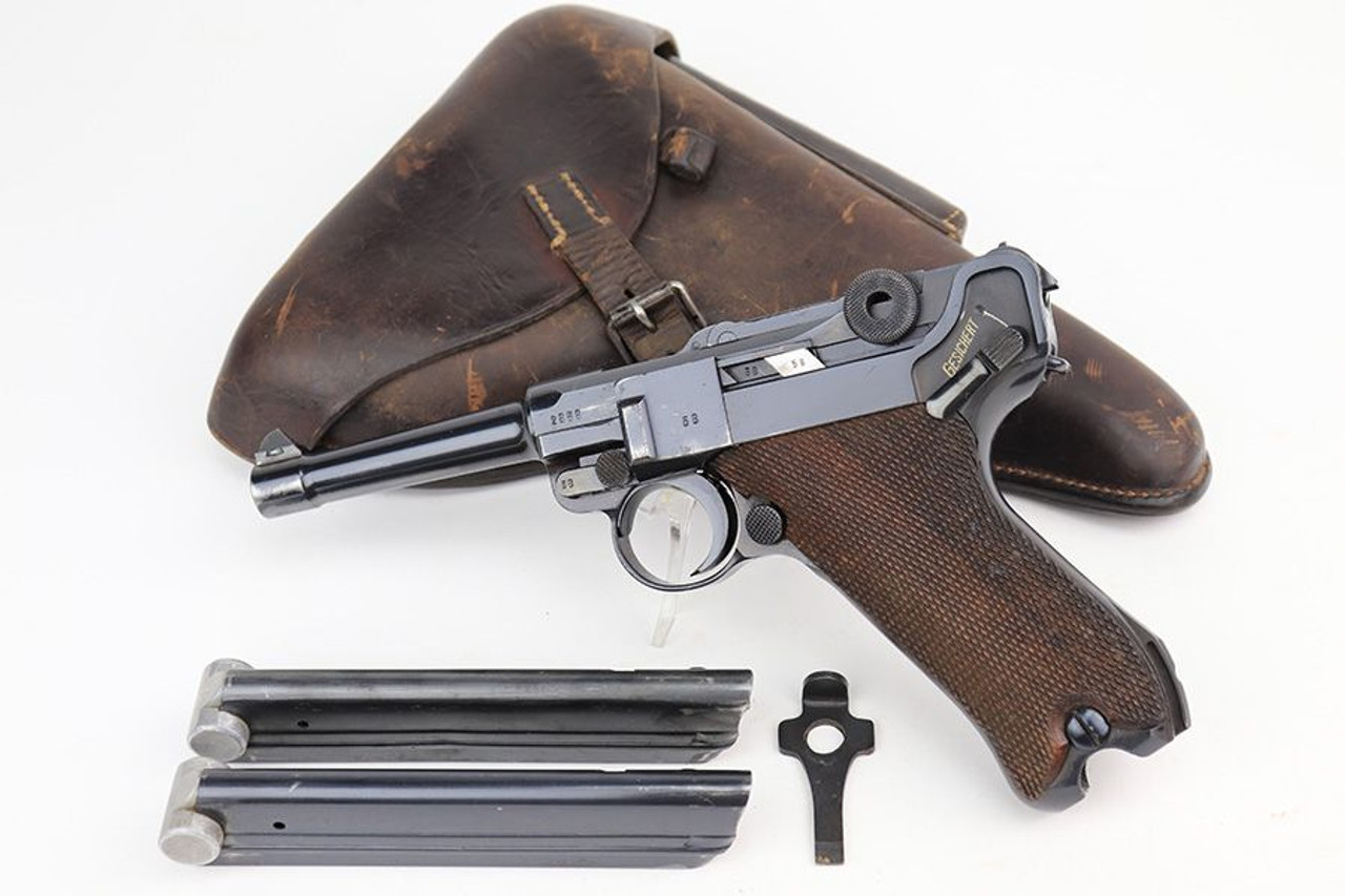 Minty 1937 Mauser Luger Rig - Matching Magazine - 1