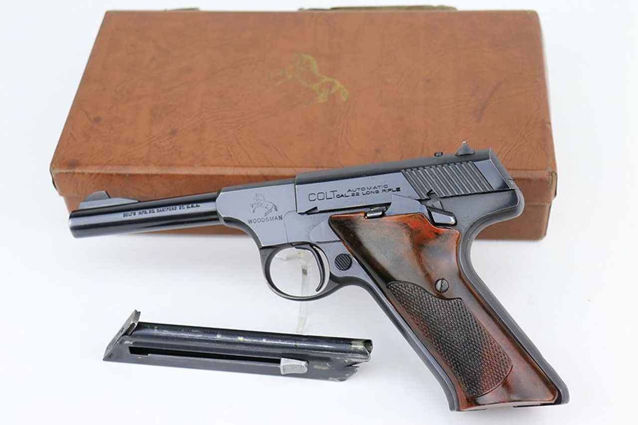 Minty, Boxed Colt Woodsman - 1949 Mfg - 1