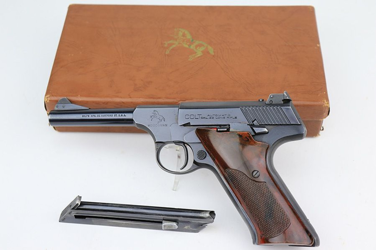 Minty, Boxed Colt Woodsman - 1949 Mfg - 1