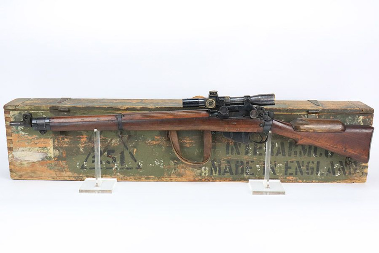 Rare British No.4 Mk I(T) Enfield Sniper Rifle - 1