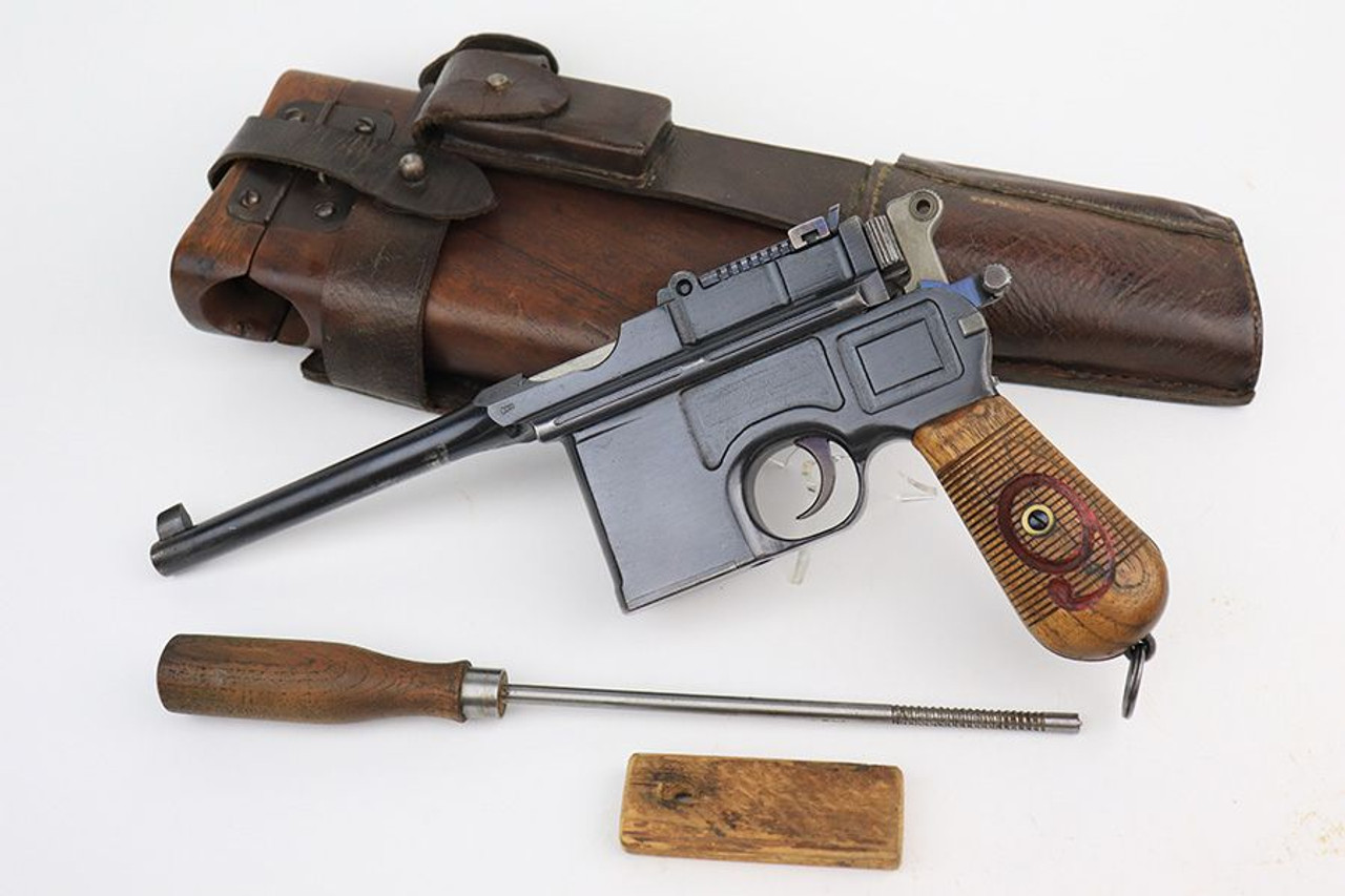 Excellent Mauser C96 Broomhandle Rig - Red 9 - 1