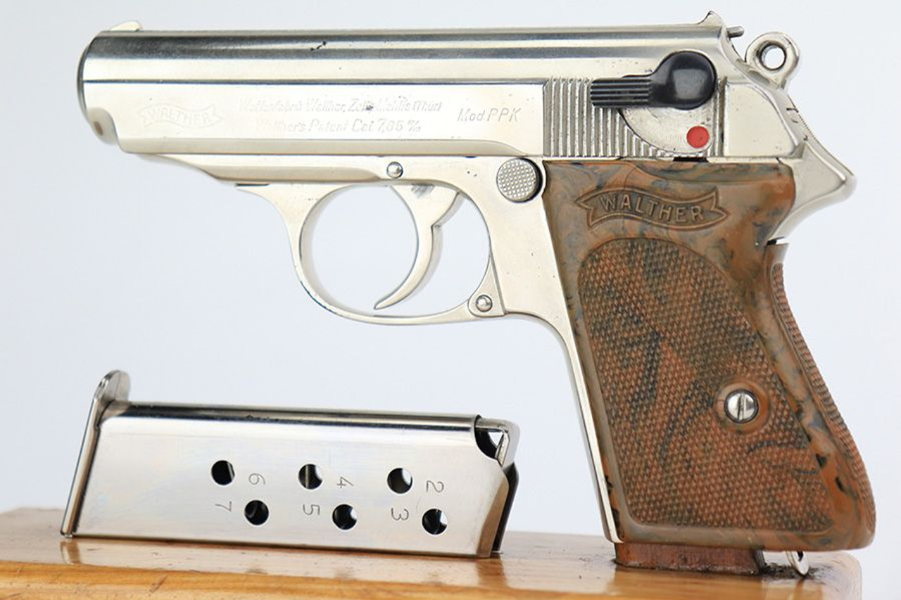 Nickeled Commercial Walther PPK - 1