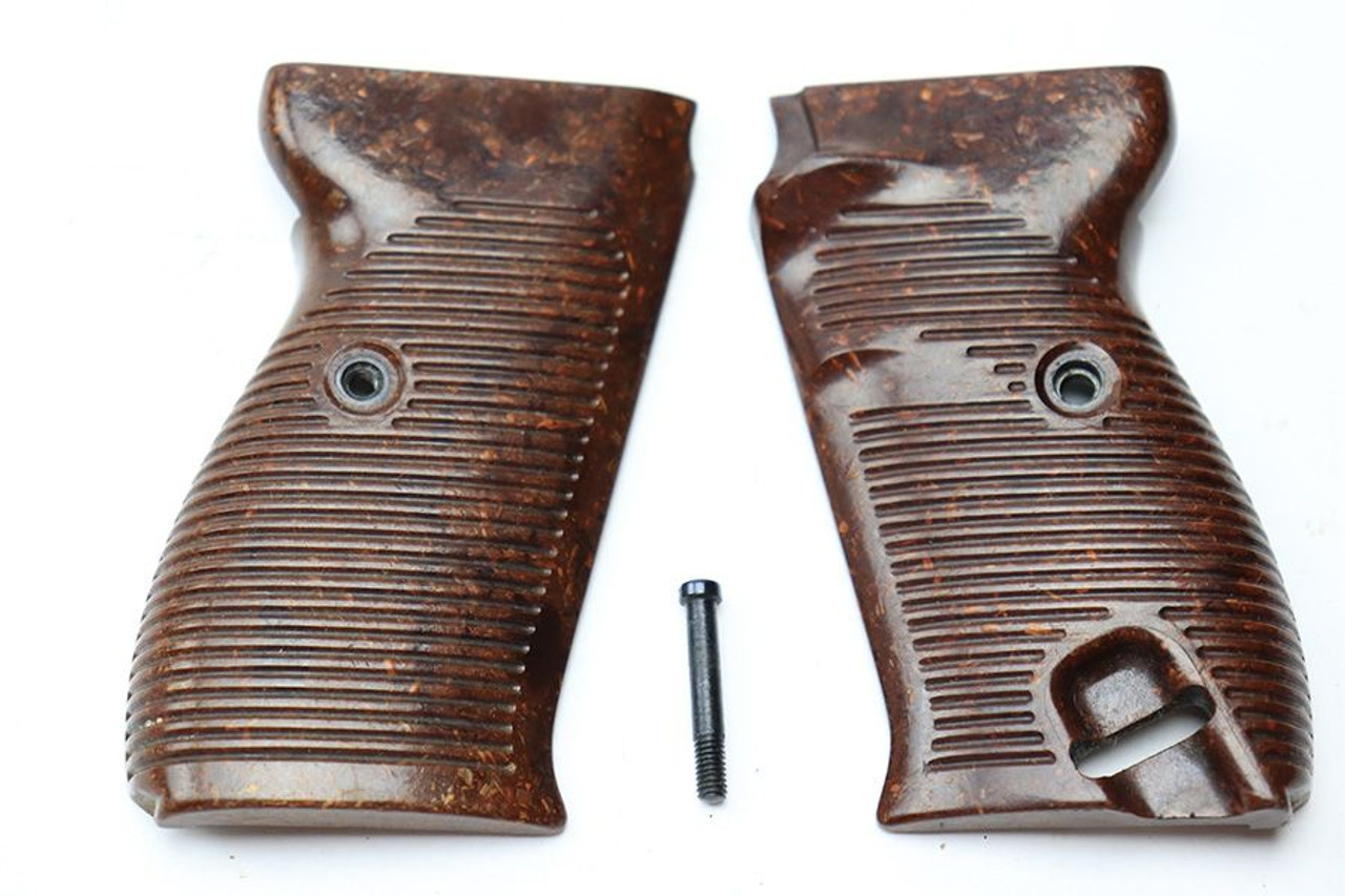 Wartime P.38 Grips with Screw - 1