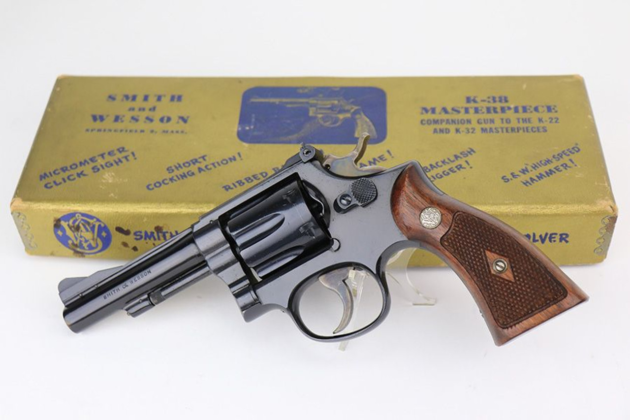 Mint, Boxed Smith & Wesson K-38 Combat Masterpiece - 1