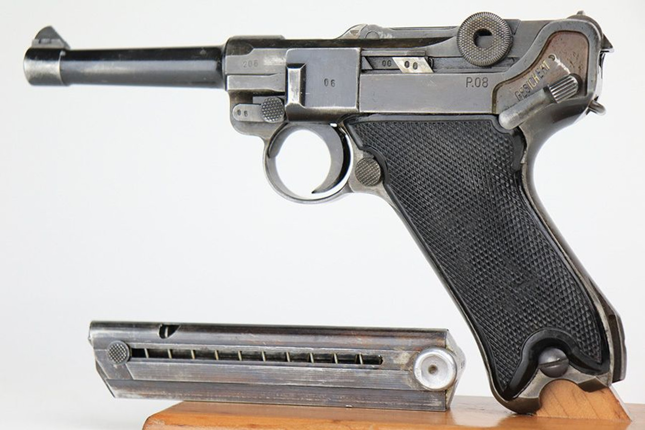 "Black Widow" Mauser Luger - Matching Magazine - 1