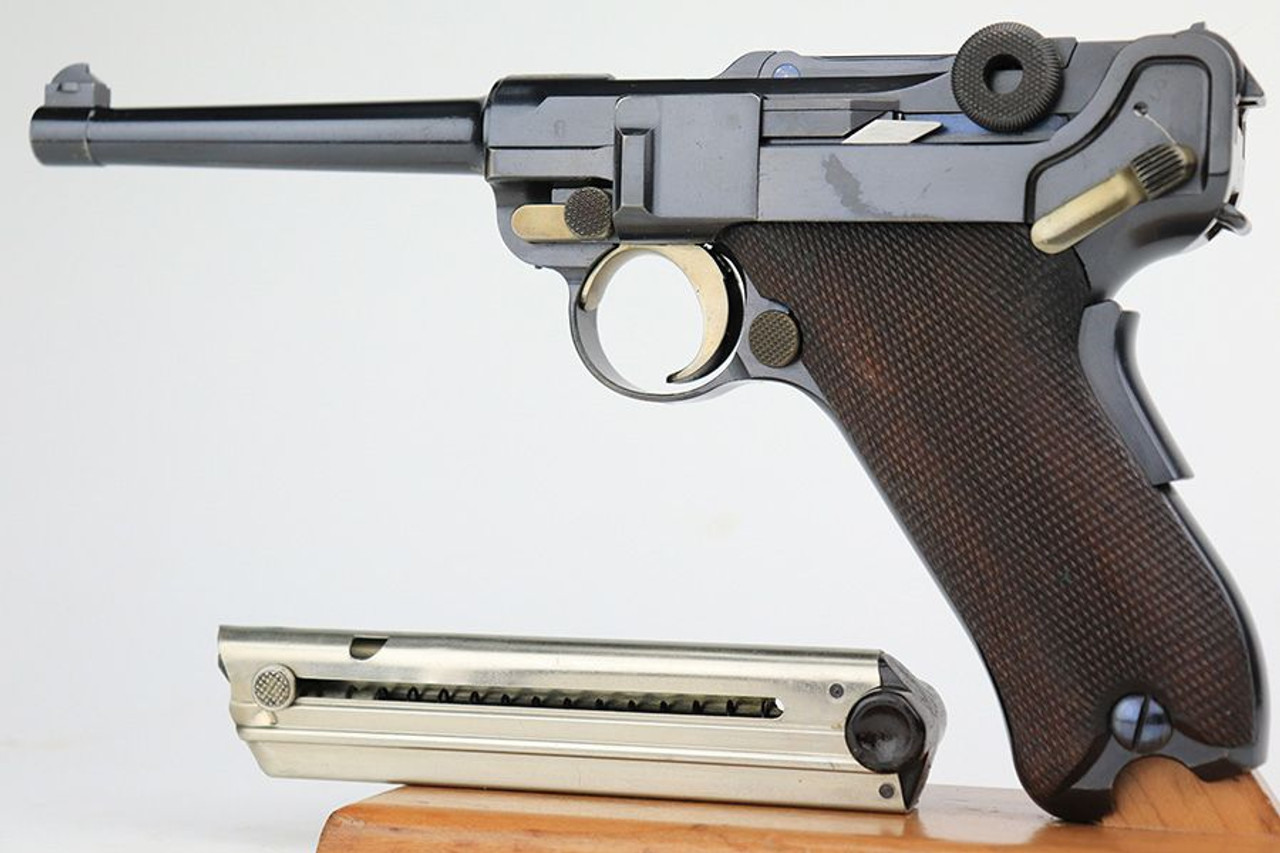 Scarce, Excellent 1906 Swiss DWM Luger - 1