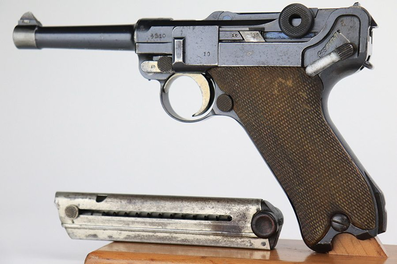 1916 DWM Luger - British Capture - 1