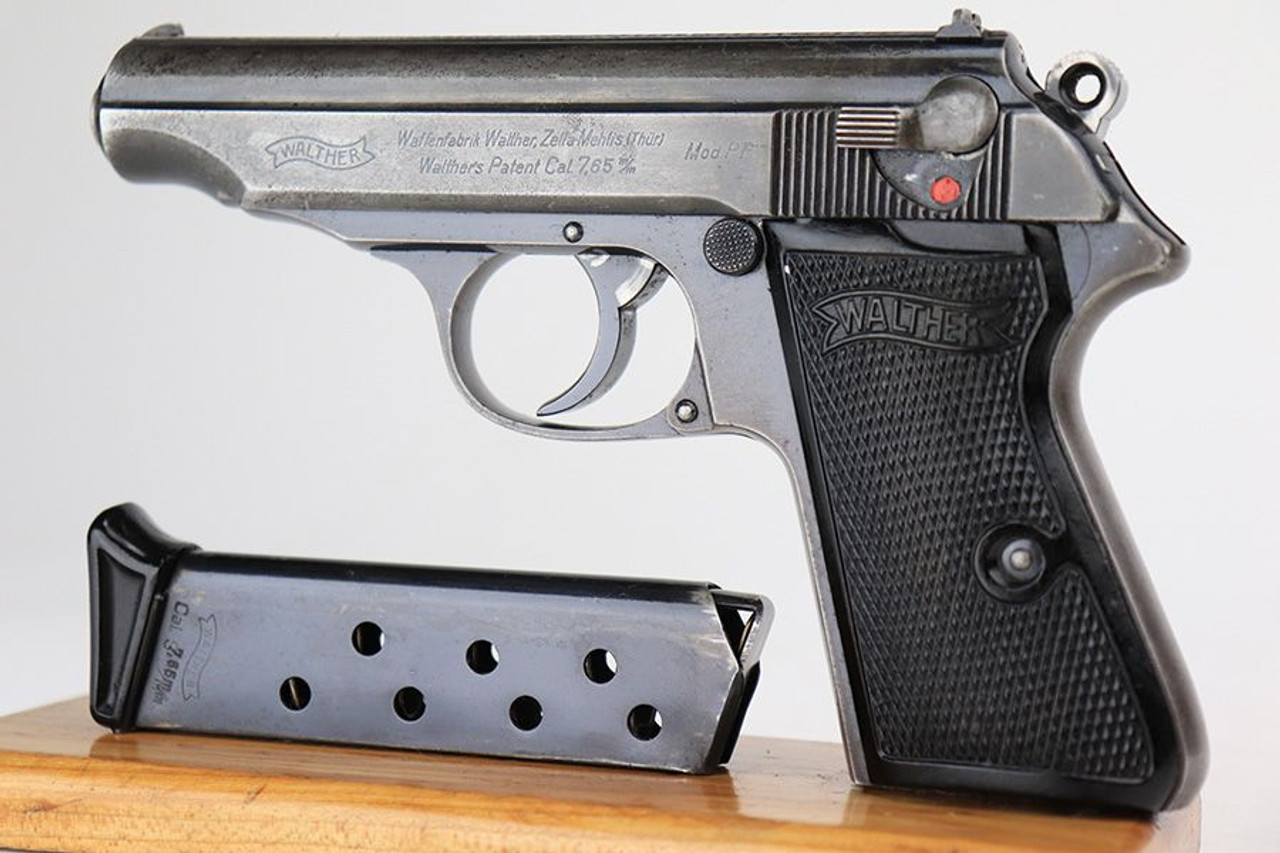 SS Contract Walther PP - Matching Factory Over-stamped Magazine - 1