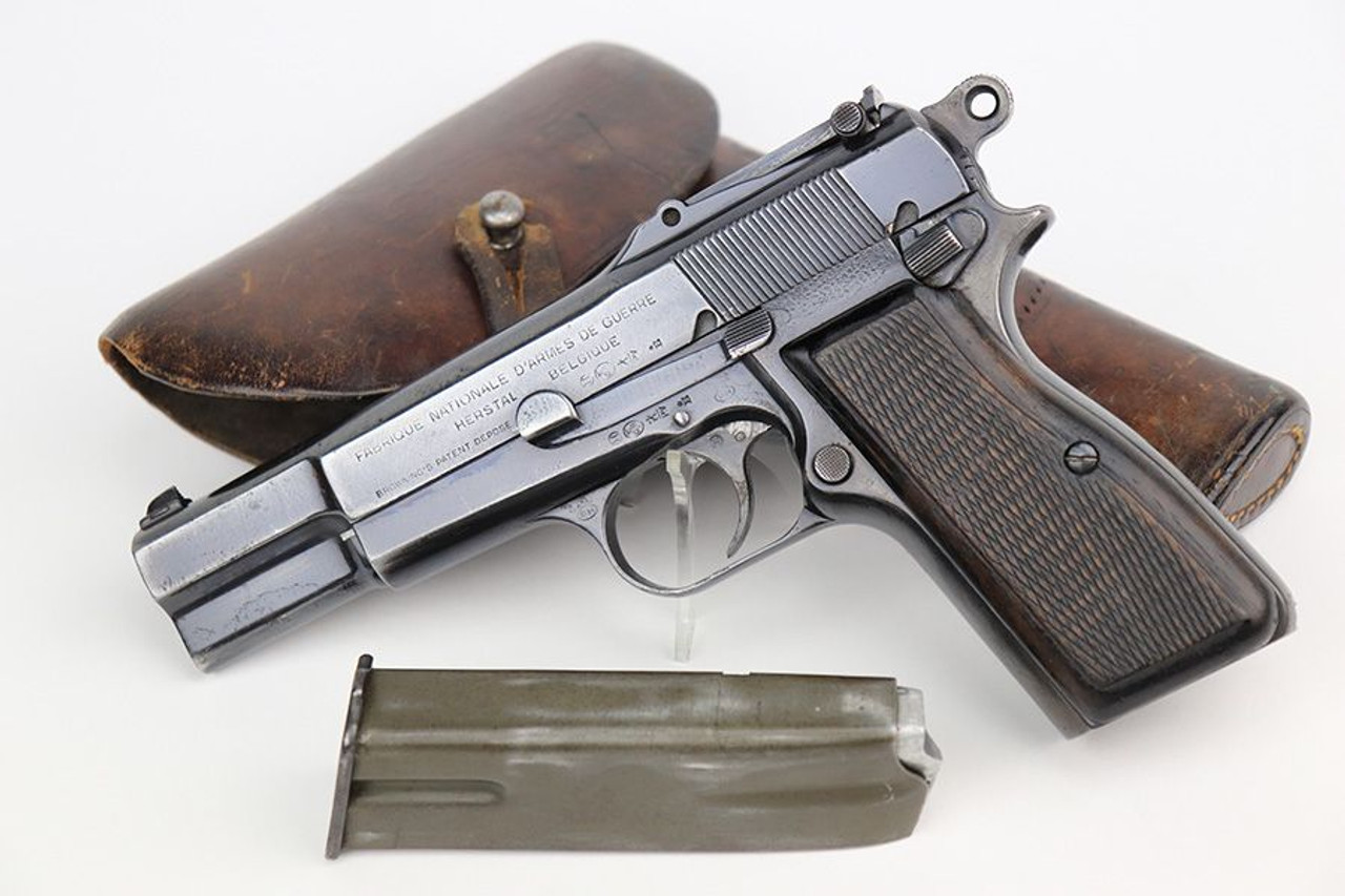 Pre-WW2 FN Browning Hi Power Rig - 1