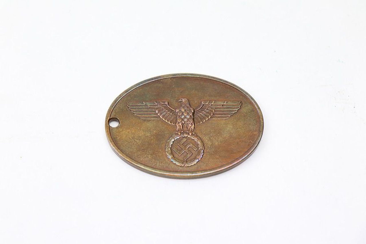 RARE Criminal Police Warrant Disc - Kripo Badge - 1