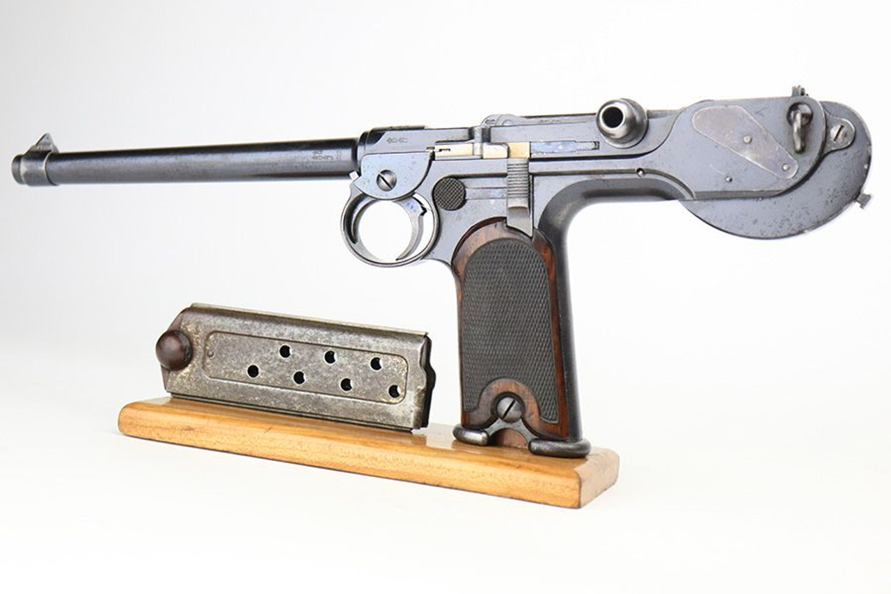 Rare Borchardt C-93 Luger Rig - Matching Stock & Magazine - 1
