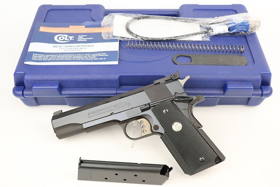 エアガン　GOLD CUP series80 COLT MK4 NIB Colt Series 80 MK IV Gold Cup National Match