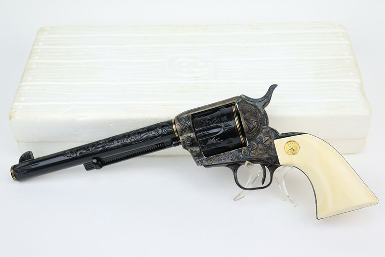 Beautifully Engraved Colt Single Action Army - 1956 Mfg - 1