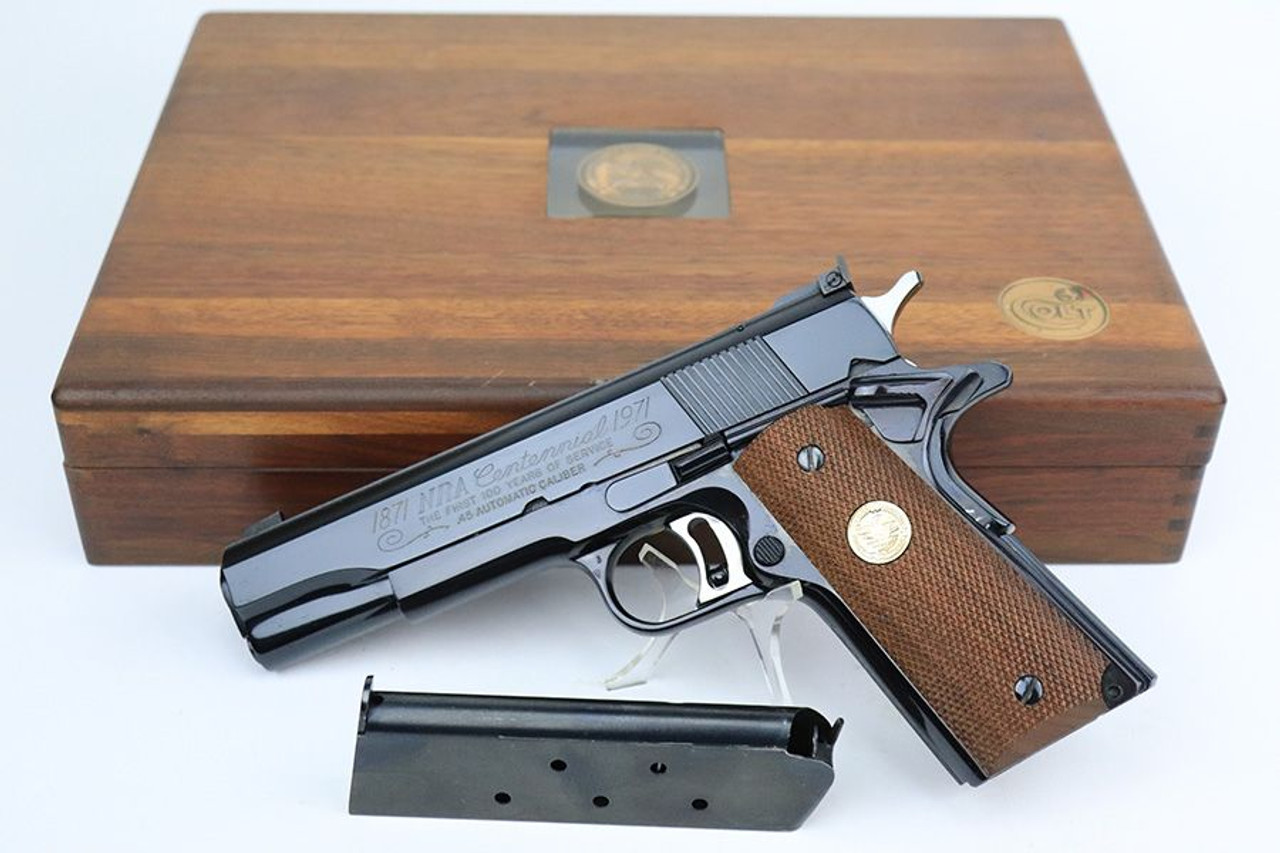 Cased Colt Gold Cup National Match - NRA Centennial - 1