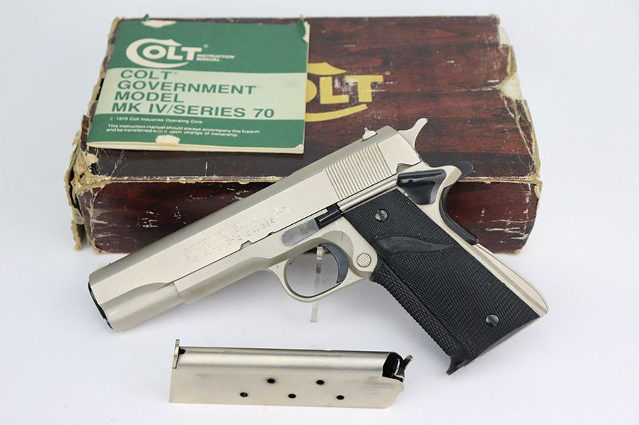 Colt MK IV Series 70 - Satin Nickel - 1