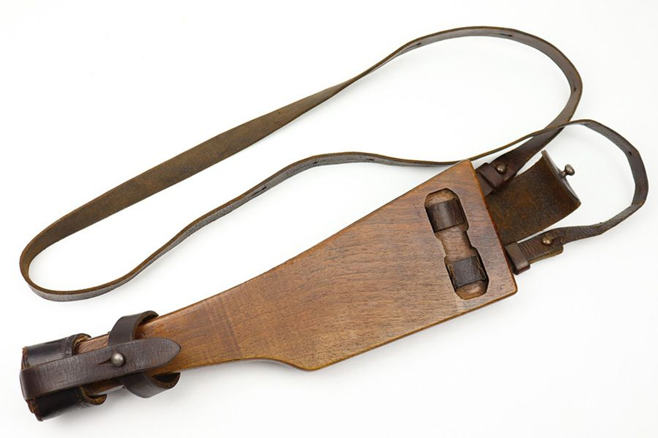 Artillery Luger Stock & Leather Harness - 1