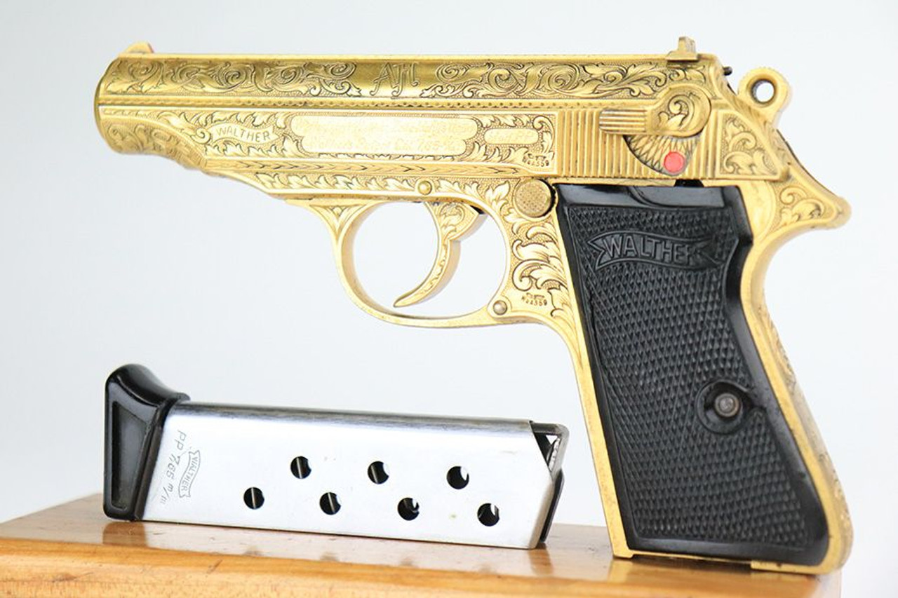 Engraved, Gold Washed Walther PP - 1