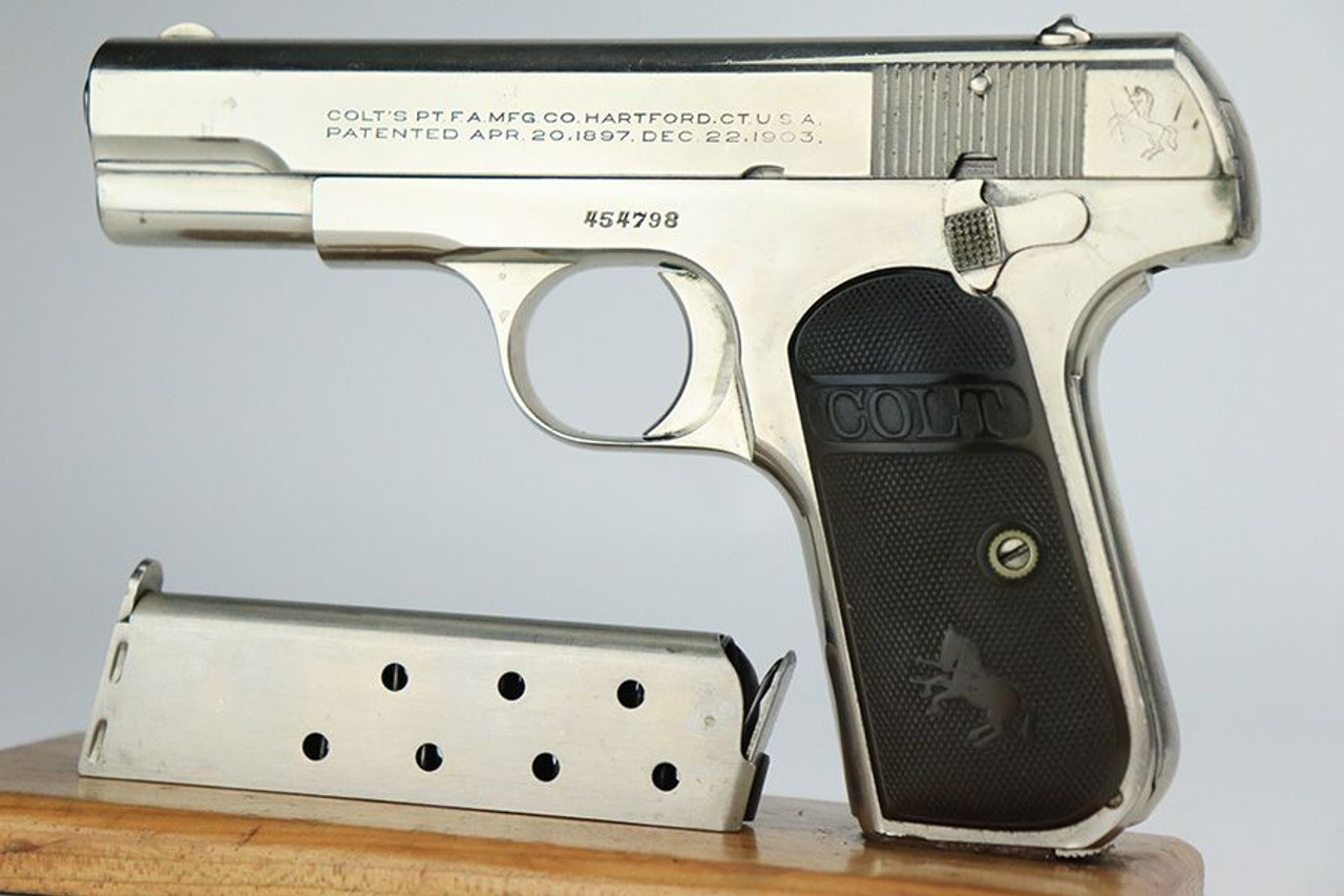 Factory-Nickeled Colt Model 1903 Pocket Hammerless - 1