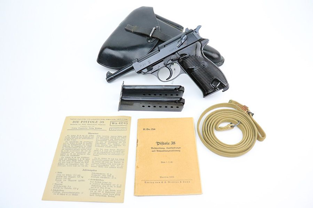 Immaculate 1942 Walther P.38 Grouping - Two Matching Mags - 1