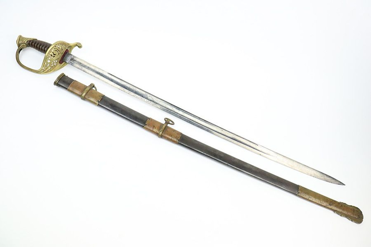 1862 Engraved Tiffany Civil War Officer Sword - 1