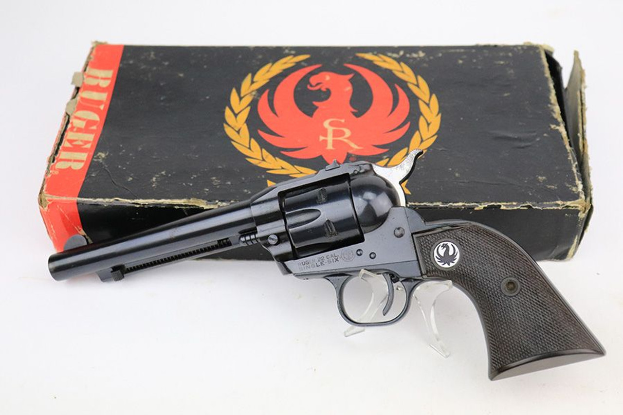 Boxed 1956 Ruger Single Six Revolver - Scarce Flat Gate - 1