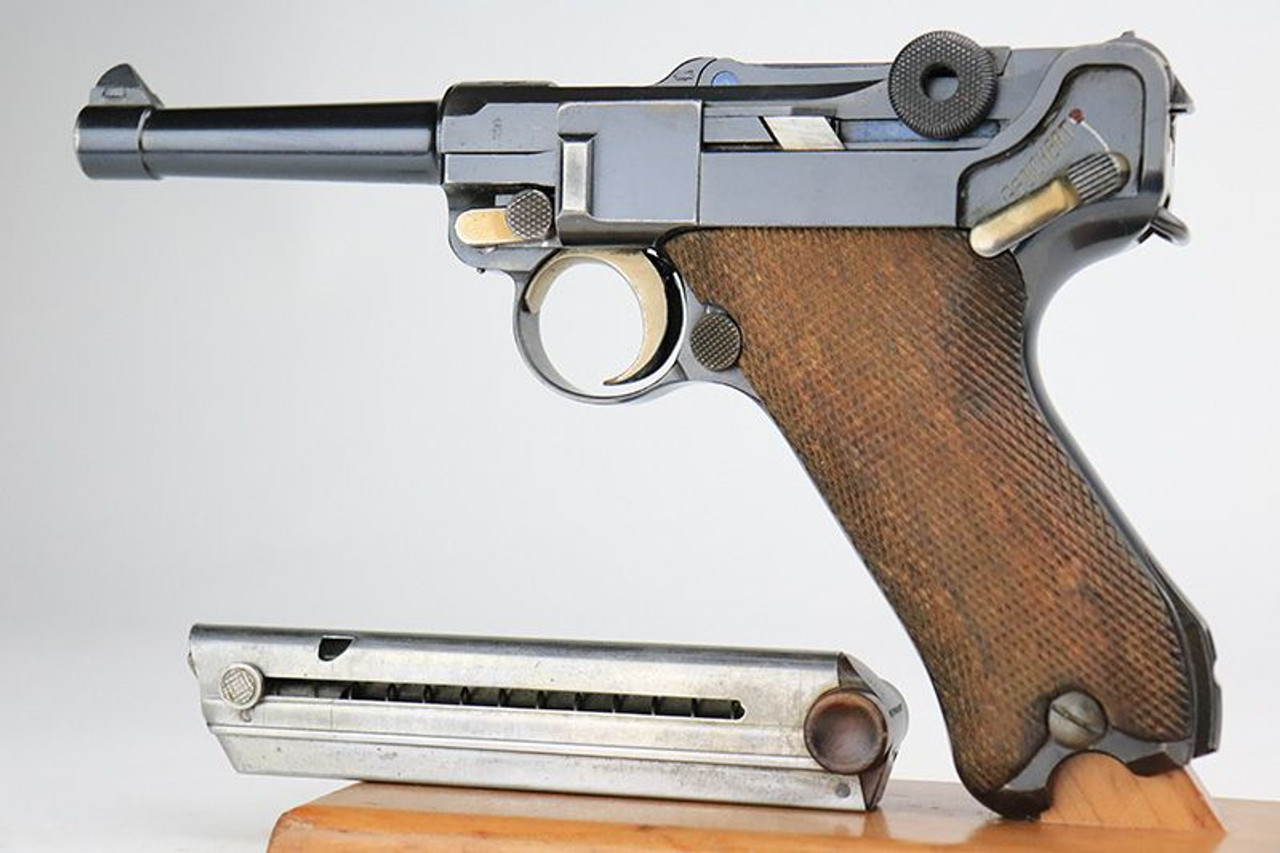 Rare American Eagle DWM Luger - A.F. Stoeger Marked - 1