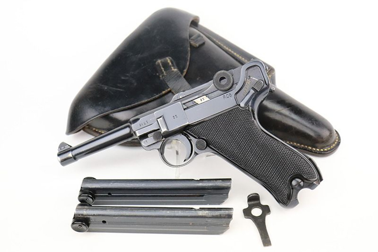 Excellent 1941 "Black Widow" Mauser Luger Rig - 1