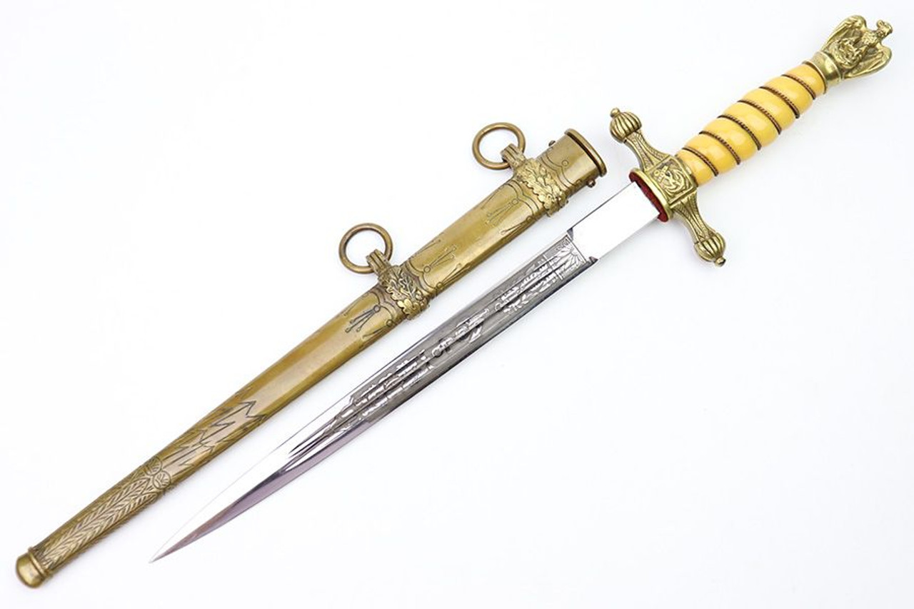 Etched Kriegsmarine Dagger by Eickhorn - 1