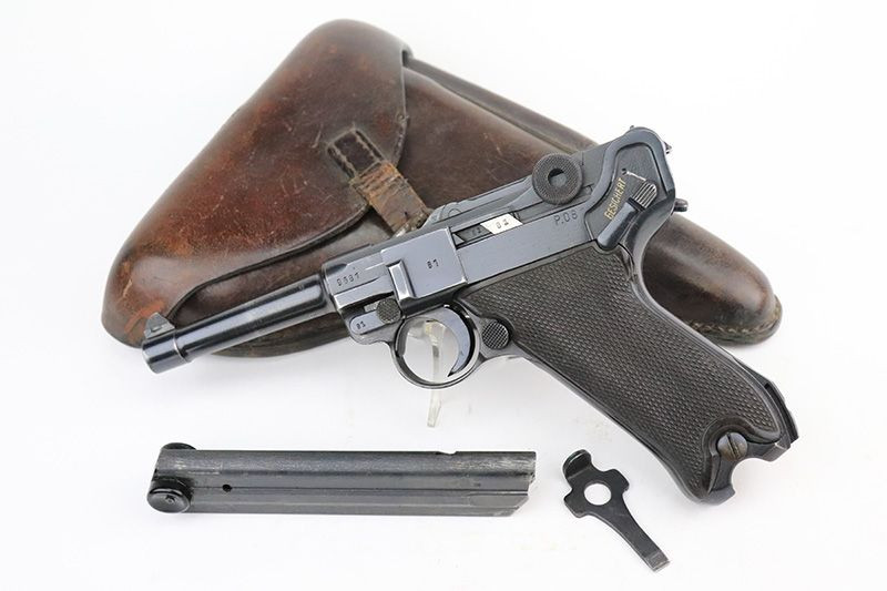 1941 "Black Widow" Mauser Luger Rig - 1