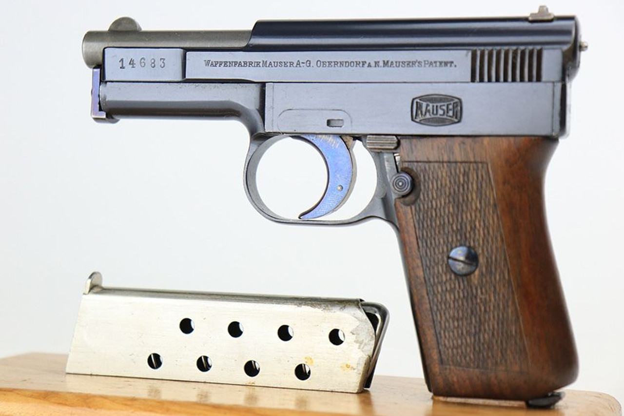 Beautiful "Side Latch" Mauser M1910 - Retailer Marked - 1