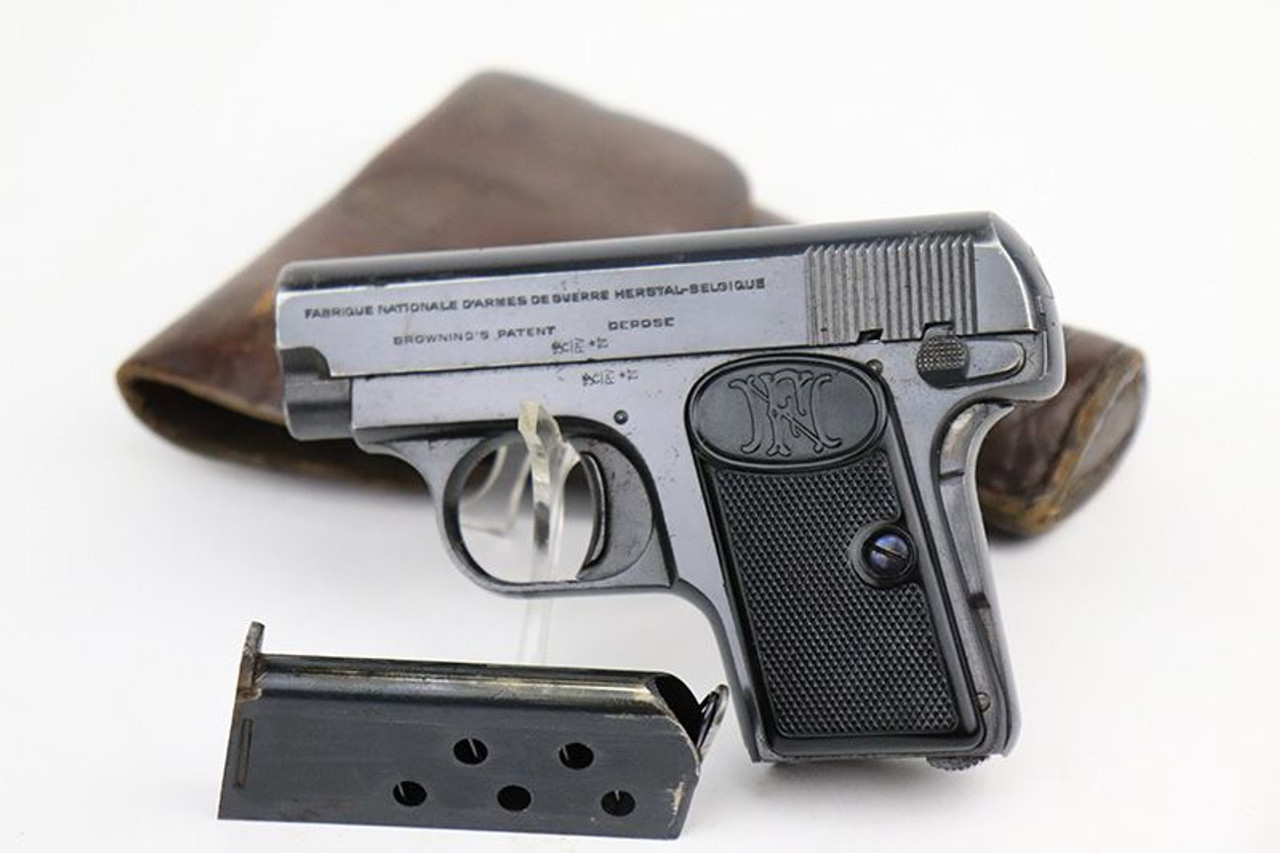 Scarce, Excellent FN Browning Model 1905 Rig - German Occupation - 1