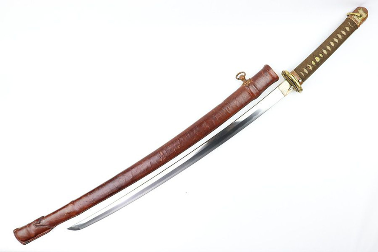T98 Japanese Katana with Field Scabbard - 1