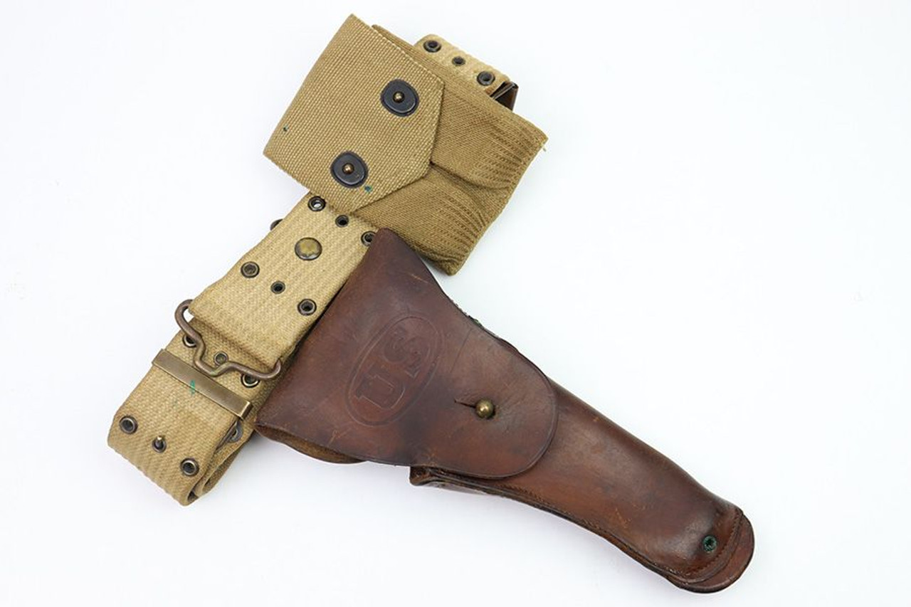 WW1 M1916 Holster with Belt & Mag Pouch - 1