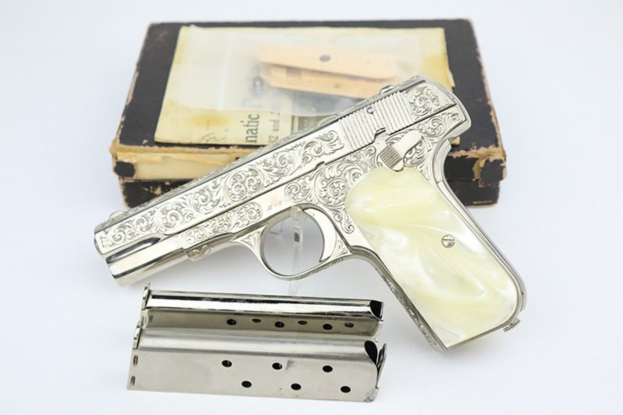 Engraved, Boxed Colt Model 1908 Pocket Hammerless - 1