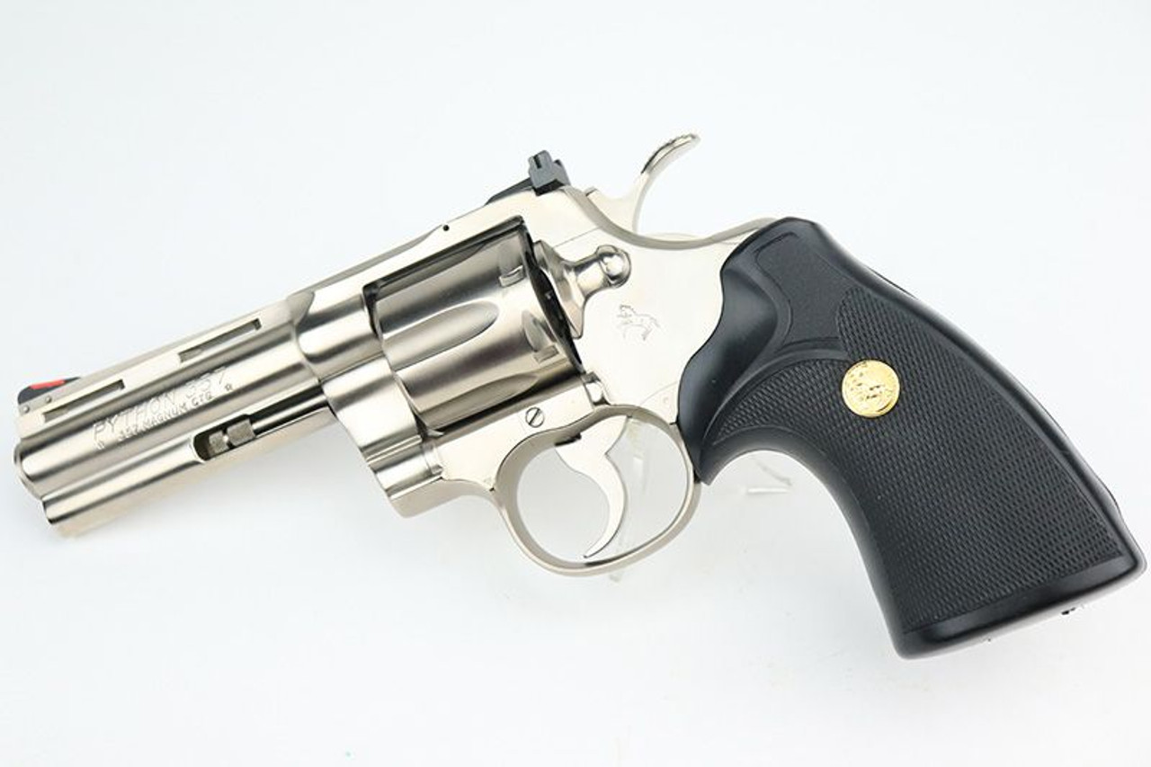 Rare Colt Python Revolver - Electroless Nickel Finish - 1