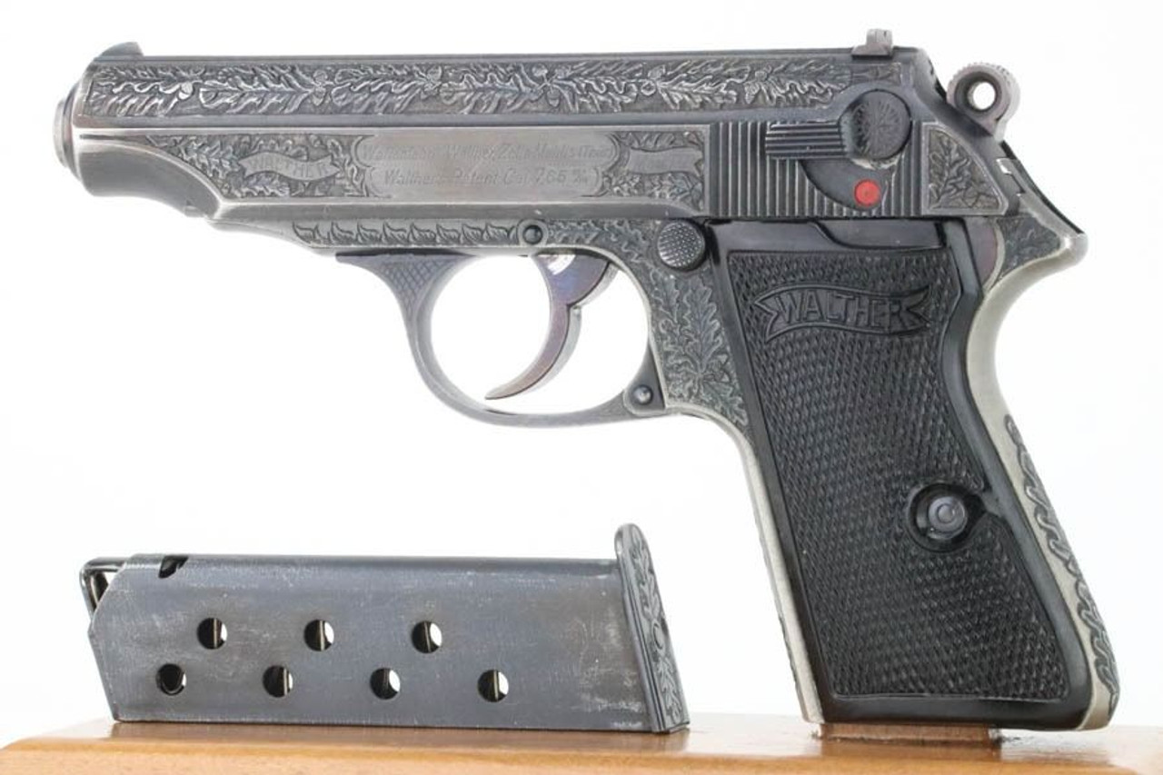 Engraved Walther PP - Dural Frame