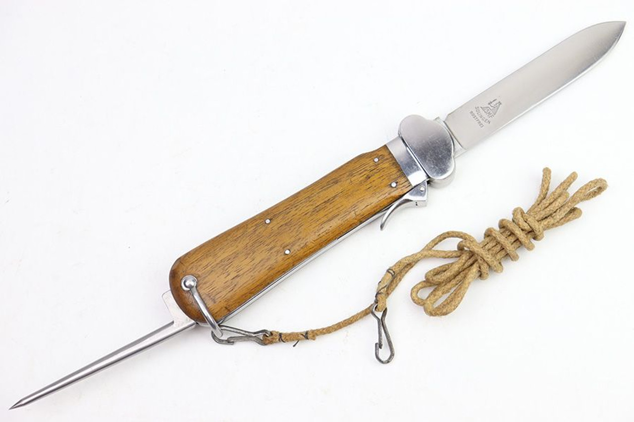 Luftwaffe Gravity Knife with Lanyard - 1