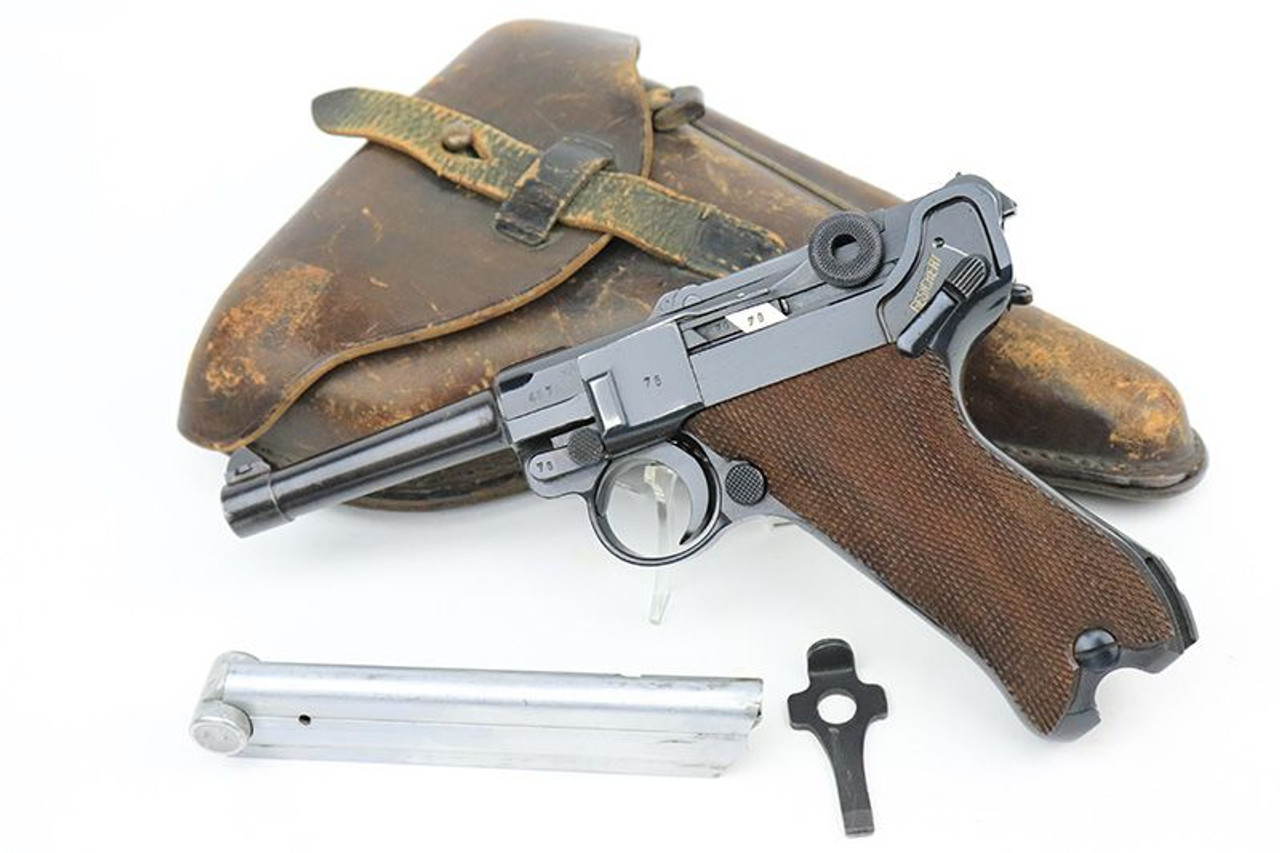 Beautiful 1940 Mauser Banner Luger Rig - Police Eagle/L - 1