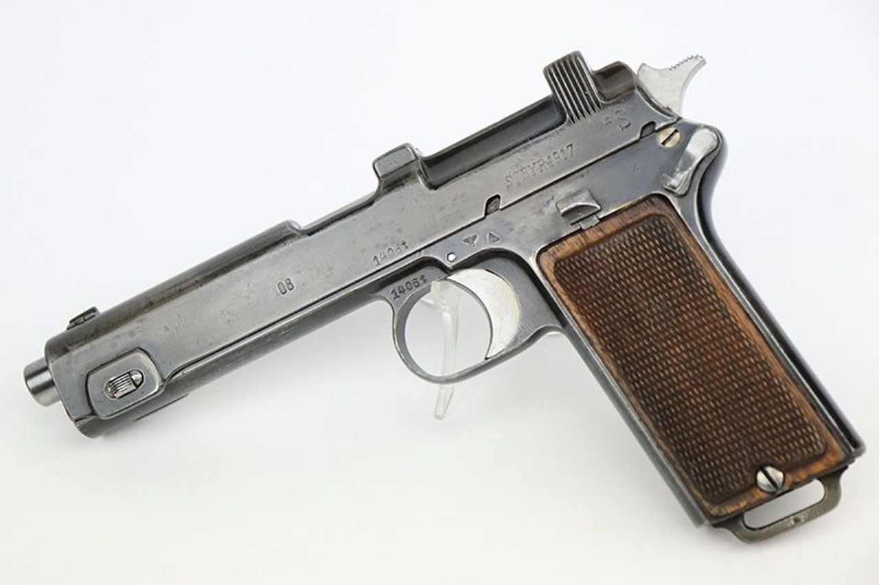 Steyr Hahn Model 1912 - Nazi Police Conversion - 1