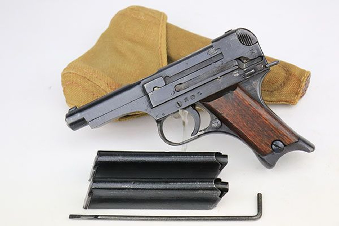 Excellent Late-War Nambu Type 94 Rig - Two Matching Magazines - 1