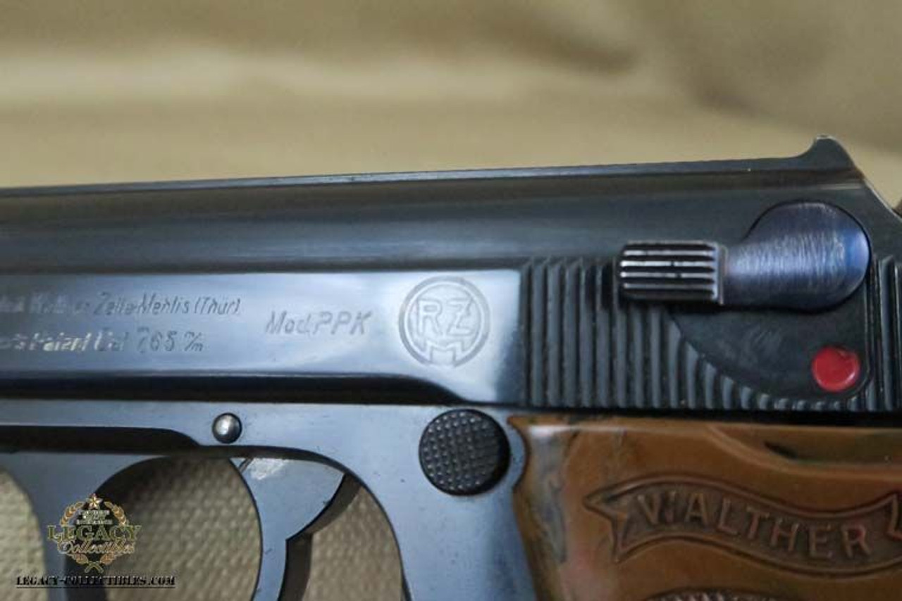 Rarest SS Walther Walther PPK - Muzzle Numbered RZM - 1